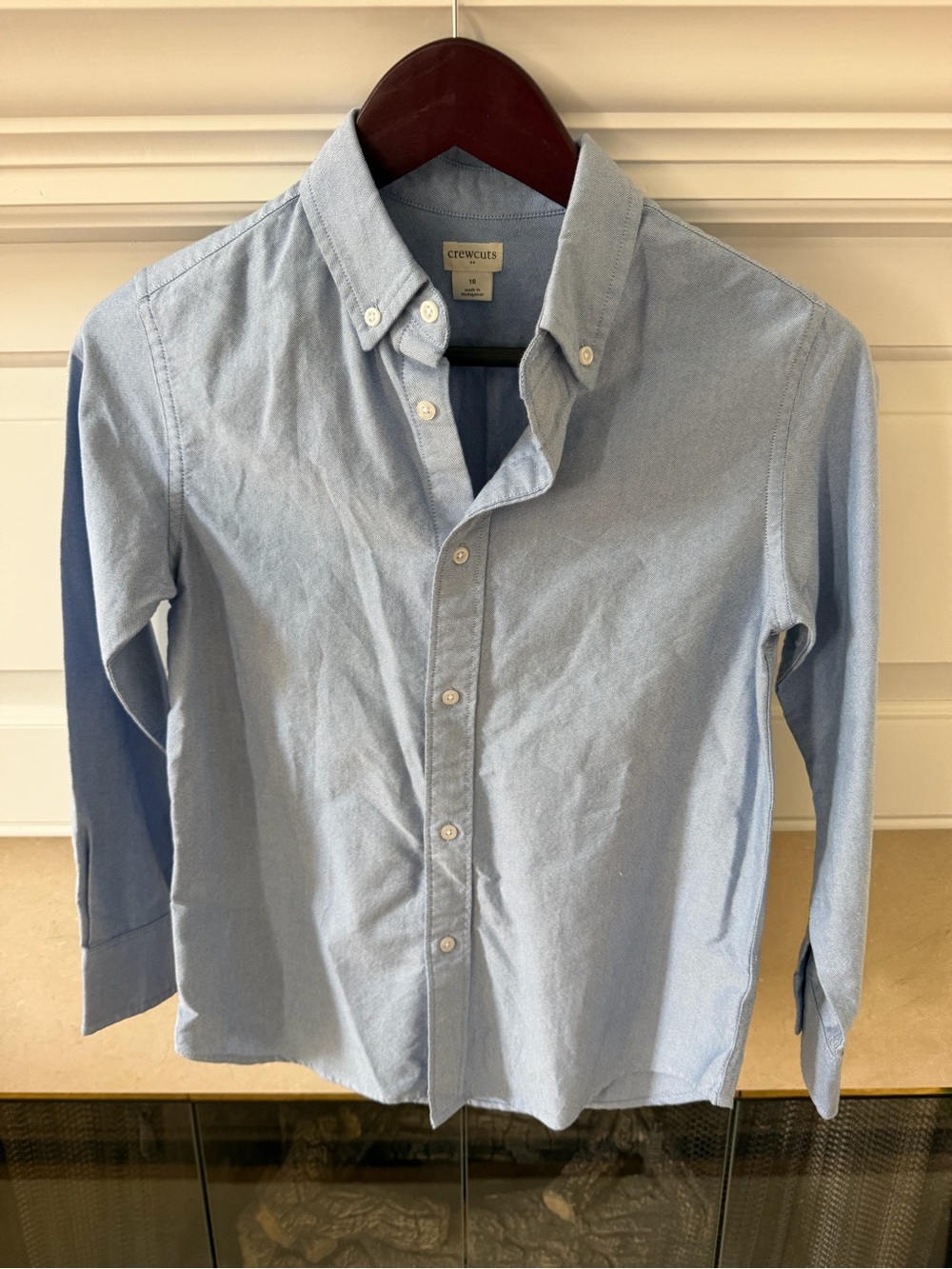 Crewcuts Light Blue Oxford Button-Up Shirt